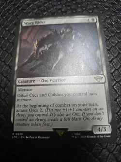 MTG Warg Rider (826/943) The Lord of the Rings Tales of Middle-earth NM - Image 1