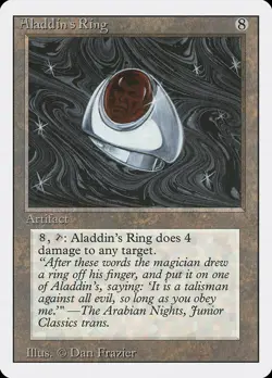 MTG Aladdin's Ring - 3rd Edition / Revised #232 - Image 1