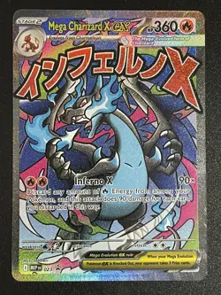 NM! Mega Charizard X EX MEP 023 UPC Promo Full Art Card Pokemon TCG - Image 1