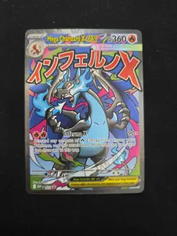 Mega Charizard x EX 023 Mega Evolution UPC Promo Holo Pokemon TCG Card NM Star - Image 1