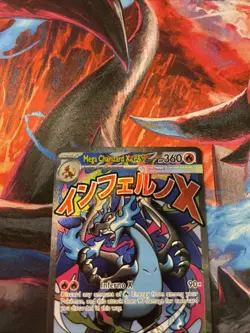 Mega Charizard x EX 023 Mega Evolution UPC Promo Holo Pokemon TCG Card NM - Image 2