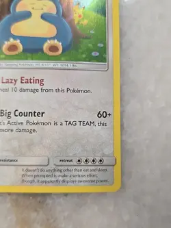 Snorlax SM - Unbroken Bonds #158 (2019) Holo NM Pokemon - Image 4