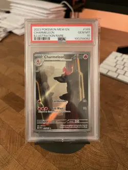 PSA 10 GEM MINT Charmeleon 169/165 Sv: Scarlet & Violet 151 Holo Pokemon 2023 - Image 1