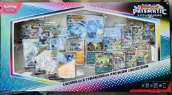 PRISMATIC EVOLUTIONS Lucario EX and Tyranitar EX Premium Collection Sam’s Club - Image 3