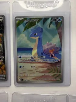 pokemon destined rivels lot of 10 cards IR and hyper rares NM ERROR CARD CRIMPED - Image 4