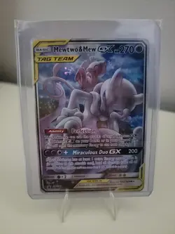 Pokemon Mewtwo & Mew GX Tag Team SM191 Promo Sun & Moon - Image 1