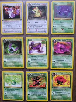 Pokemon Team Rocket 1. Edition 1999-2000 Deutsch Mit HOLOKarten 66 Karten - Image 5