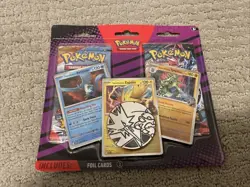 POKEMON TCG: BLISTER (2) Booster Packs~3 FOILS-Articuno-Zapdos-Tyranitar *NEW* - Image 1