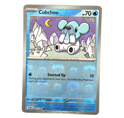 Cubchoo Master Ball Holo Rare 25/086 Pokemon Black Bolt - Ungraded Near Mint - Image 1