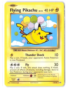 Pokemon Flying Pikachu 110/108 XY - Evolutions LP Normal - Image 1