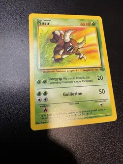 Pinsir Rare Unlimited Jungle 25/64 NM Pokemon TCG Non Holo - Image 1