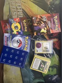 Pokemon Giovanni Theme Deck WOTC Vintage Gym Challenge 1999-2000 Complete Box - Image 1