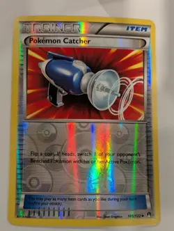 Pokmon Catcher - 105/122 - XY BREAKPoint Pokemon Reverse Holo Foil Nice! - Image 1