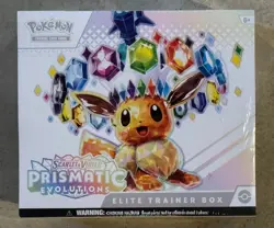 Pokemon TCG Prismatic Evolutions ETB Factory Sealed w Hard Case - Image 2