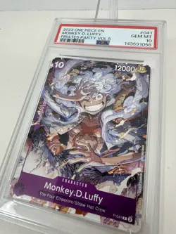 2023 ONE PIECE MONKEY D. LUFFY PIRATE PARTY VOL. 5 PSA 10 Promo P-041 English - Image 3
