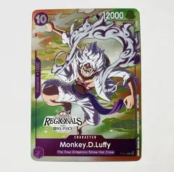 Monkey D Luffy Offline Regional 2024 Participant P-041 NM One Piece English 💎 - Image 1