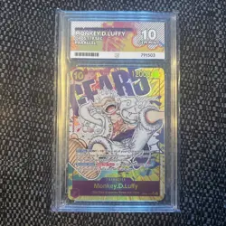 Luffy OP05-119 Secret Rare Alt Art / One Piece TCG / Ace 10 / Perfect 10 - Image 1
