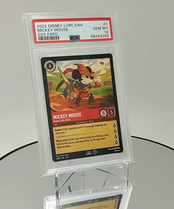 Disney Lorcana Mickey Mouse Brave Little Tailor D23 Expo PSA 10 Mint - Image 2