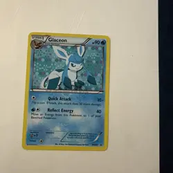 Pokemon TCG Glaceon Stage 1 90 HP Card BW96 Promo - Image 1