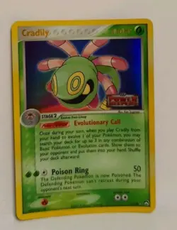 Cradily 7/108 EX Power Keepers Rare Stamped Reverse Holo Pokemon Card 2007 - Image 1