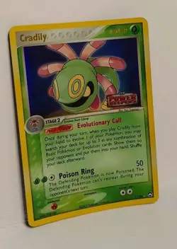 Cradily 7/108 EX Power Keepers Rare Stamped Reverse Holo Pokemon Card 2007 - Image 3