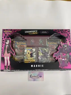 Pokemon TCG Champion's Path Premium Collection Marnie Box Factory Sealed 820650808043 - Image 1