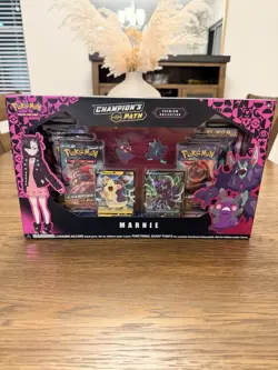 Pokemon TCG Champion's Path Premium Collection Marnie Box New Factory Sealed - Image 1