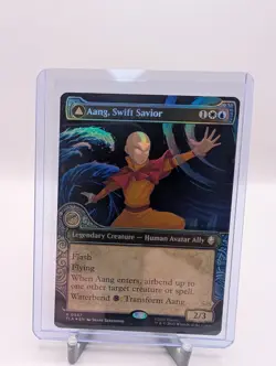 Aang, Swift Savior [Showcase Foil] #347 Magic Avatar: The Last Airbender - Image 1
