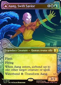 Aang, Swift Savior Foil Showcase Avatar: The Last Airbender NM MTG - Image 1