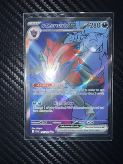 Pokemon N's Zoroark ex 175/159 Full Art Journey Together English Card NM M - Image 1