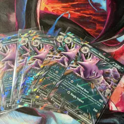 Lot Of 10 Pokemon TCG English Team Rockets Nidoking Ex Nm - Image 2