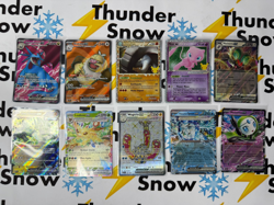 ⚡❄ Pokemon TCG ENGLISH Lot of 10 We Combine 🛳 🇺🇸 #369 EX Holo Mew - Image 1