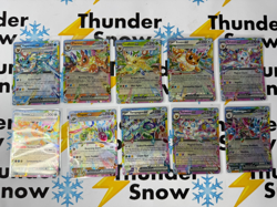 ⚡❄ Pokemon TCG ENGLISH Lot of 10 We Combine 🛳 🇺🇸 #360 EX Holo Eevee - Image 1
