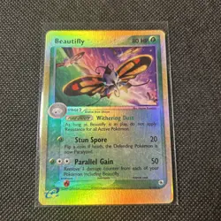 Pokemon Beautifly EX Ruby and Sapphire 2/109 Reverse Holo Rare - Image 1