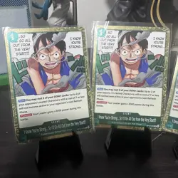 x4 playset I Know You're Strong. So I'll Go All Out from the Very Start OP13-040 - Image 3