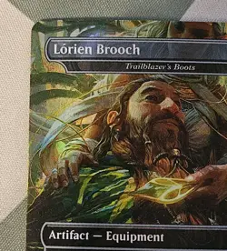 Lorien Brooch - Trailblazer's Boots -Foil Near Mint MTG Promos: Buy-A-Box - Image 2