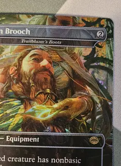 Lorien Brooch - Trailblazer's Boots -Foil Near Mint MTG Promos: Buy-A-Box - Image 3