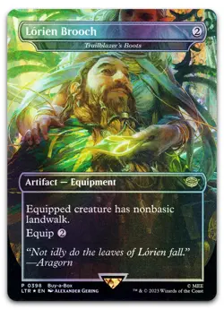 Lorien Brooch - Trailblazer's Boots #398 (Foil) NM Buy-A-Box Promos Magic MTG - Image 1