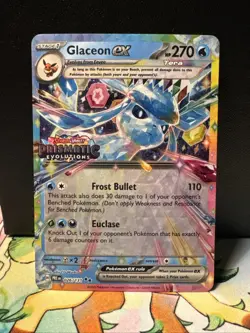 Glaceon ex - (Prismatic Evolutions Stamp) 026/131 Miscellaneous Cards & Products - Image 1