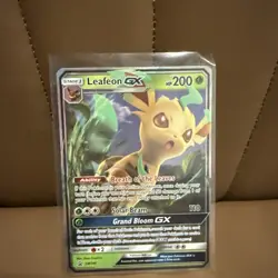 Pokemon TCG Leafeon GX Promo Black Star Holo Card SM146 - Image 1