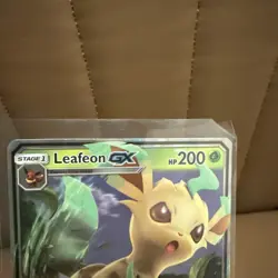 Pokemon TCG Leafeon GX Promo Black Star Holo Card SM146 - Image 5