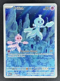Frillish 126/086 Illustration Rare 2025 White Flare Holo Pokemon Card - Image 1
