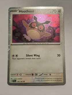 Hoothoot - 126 (Cosmos Holo) 126/162 Sv: Scarlet & Violet Promo Cards Holo - Image 1