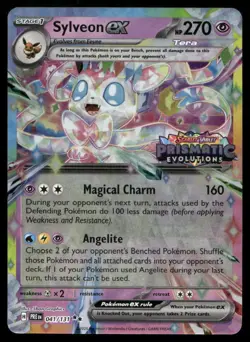 Sylveon ex - (Prismatic Evolutions Stamp) Promo Miscellaneous Cards & Products - Image 1