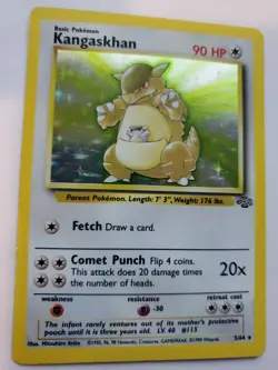 Kangaskhan Jungle Set Holo Pokemon Card Base WOTC LP - NM - Image 1