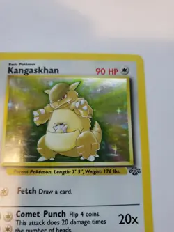 Kangaskhan Jungle Set Holo Pokemon Card Base WOTC LP - NM - Image 4
