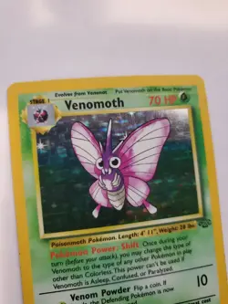 Venomoth Jungle Set Holo Pokemon Card Base WOTC - Image 3