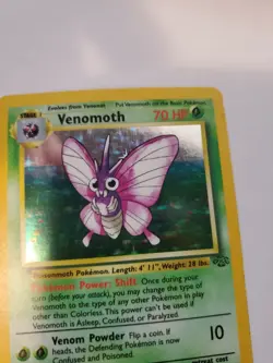 Venomoth Jungle Set Holo Pokemon Card Base WOTC - Image 4