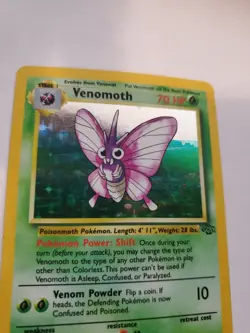 Venomoth Jungle Set Holo Pokemon Card Base WOTC - Image 5