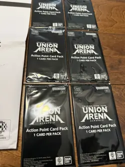 Union Arena Store Tournament Kit 2024 6 Action Point Card Pack Winner Cards - Image 3